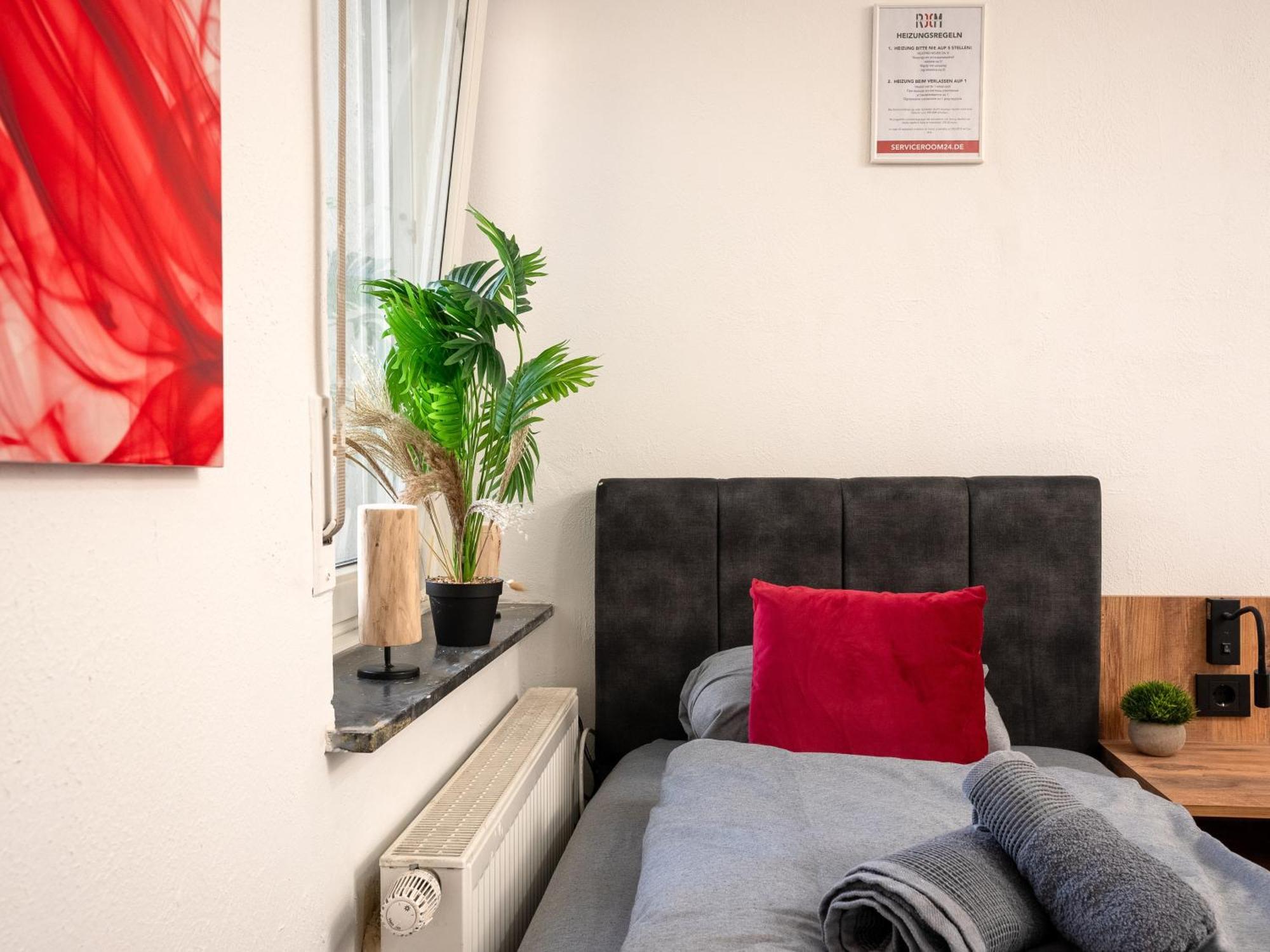 Serviceroom24 - Apartment 4 In Herten Wlan - Smart-Tv - 24-7 Check-In Und Kueche Exterior foto